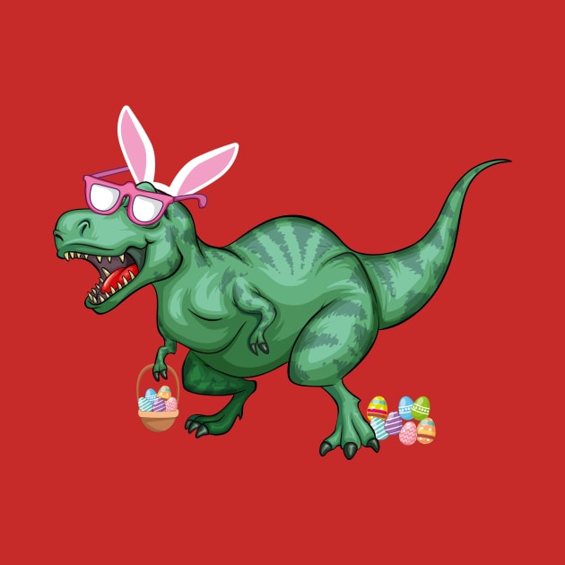 Easter Dinosaur Bunny Egg Costume - Rabbit Ears Kids by MerchSpot