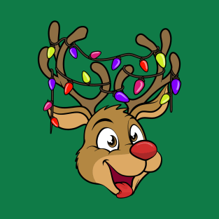 it looks like this reindeer is dizzy but very cute T-Shirt