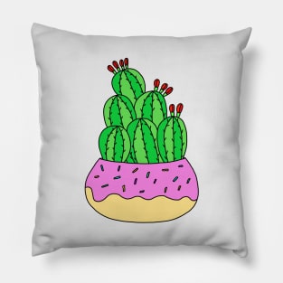 Cute Cactus Design #96: Growing Competition Cactuses Pillow