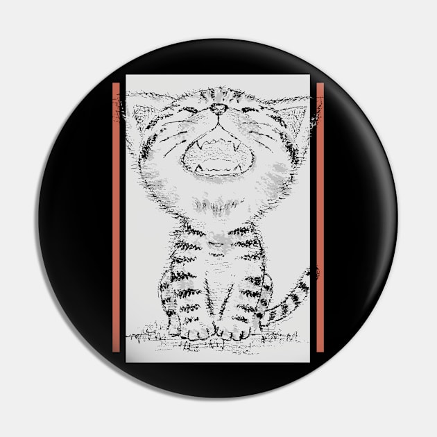 American Shorthair kitten meowing Pin by sanogawa