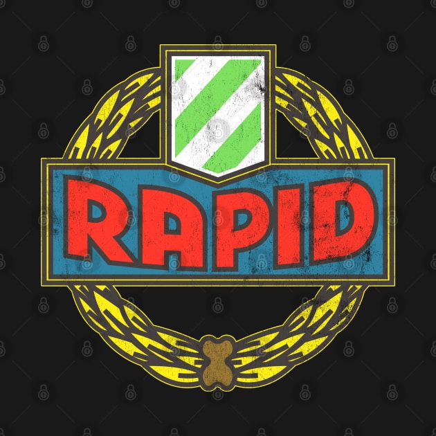 Rapid Vienna/Wien, Austria - Vintage Look Design by DankFutura