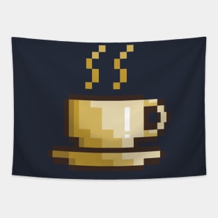 pixel coffee Tapestry