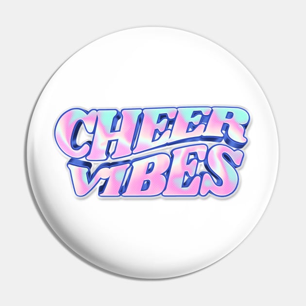 Get Your Cheer Vibes on with Groovy Design Pin by OKObjects