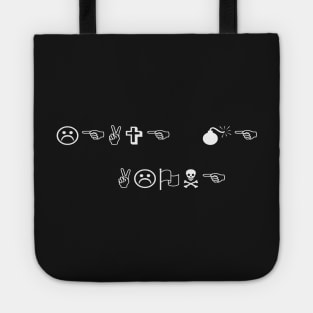 Leave Me Alone in Wingdings Font Tote