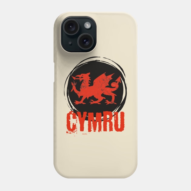 Cymru Welsh Dragon Phone Case by Teessential