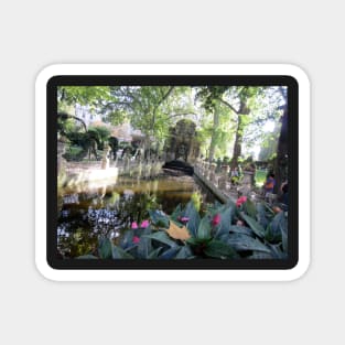 Paris Luxembourg Gardens and Medici Fountain Magnet