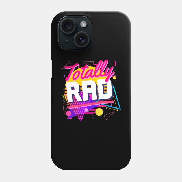 Totally Rad 80s Shapes Geometric Style Awesome Vintage Phone Case by DetourShirts