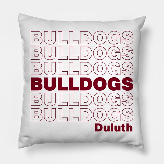 Bulldogs Pillow by sydneyurban