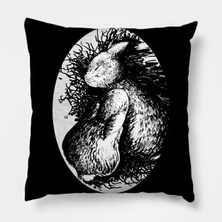 Sleepy Rabbits - wildlife inspired Pillow