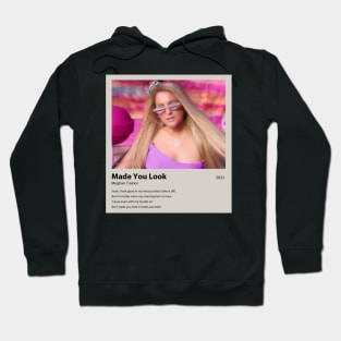 Made You Look pink hoodie - Meghan Trainor lyrics Sticker for
