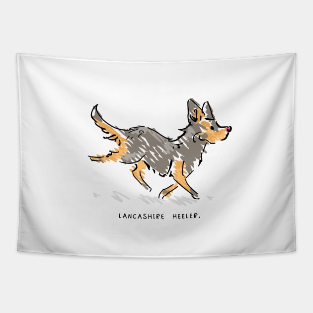 Lancashire Heeler Tapestry by Elspeth Rose Design