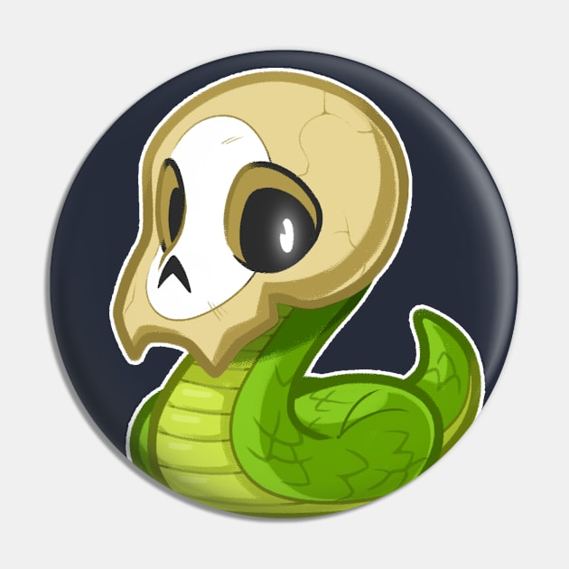 Skelly Snake Pin by MrHinkleDraws