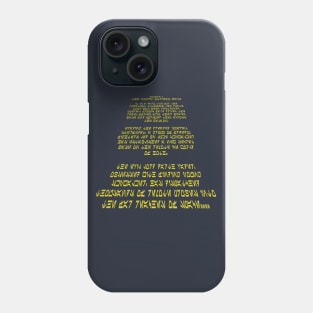 ESB Opening Crawl AB Phone Case