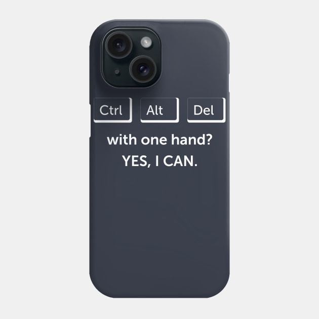 Ctrl Alt Canc Phone Case by Barlax