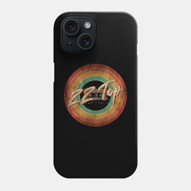 ZZ Top Vintage Circle Art Phone Case by antongg