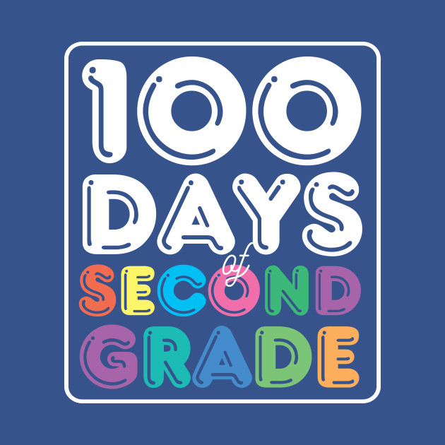 100 Days Of School 2nd Grade Second Grader - First Grade - T-Shirt