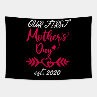 Our First Mother's Day est 2020 Tapestry