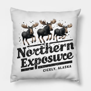 Northern Exposure Cicely Alaska Distressed effect Pillow