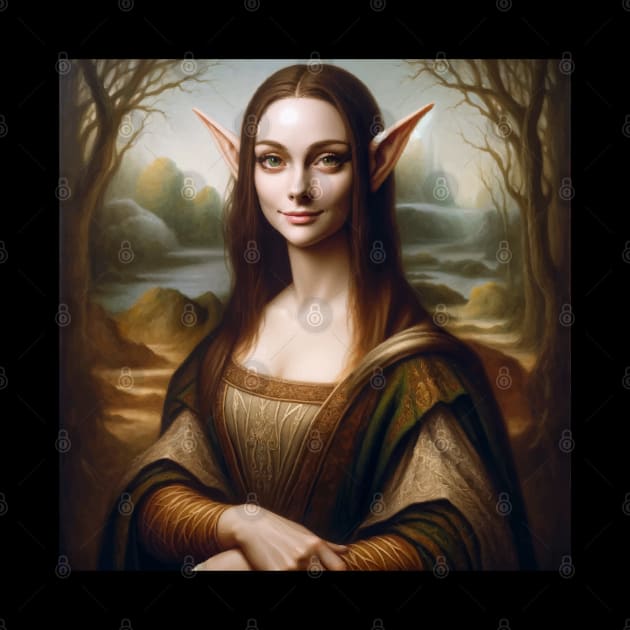 Mona Elf: The Enigmatic Helper by Edd Paint Something