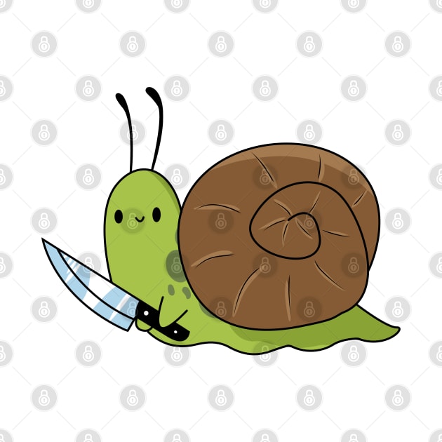 Snail with knife! by Anime Meme's