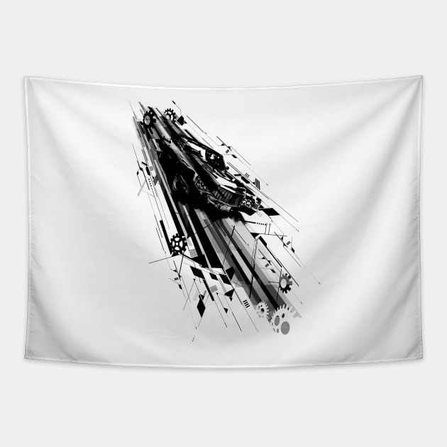 Speed Mechanism Tapestry by Moncheng