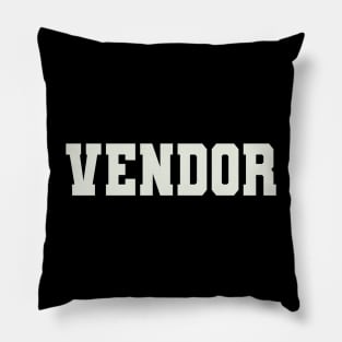 Vendor Word Pillow