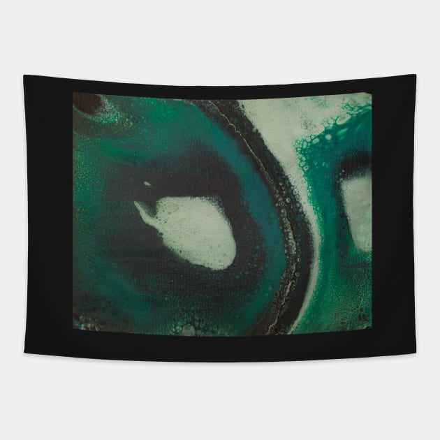 Green haze Tapestry by PolSmart