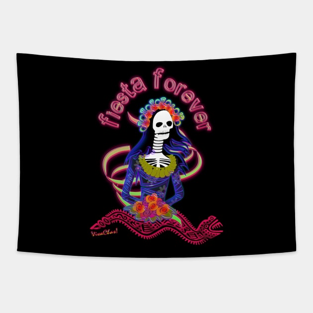 Fiesta Forever Tapestry by vivachas