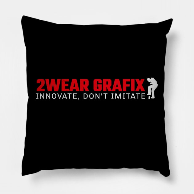 Graffiti Innovate Logo Pillow by 2wear Grafix