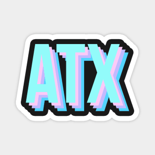 ATX in blue Magnet