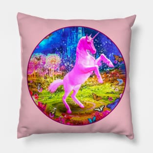 Valentina's Pink Unicorn Pillow