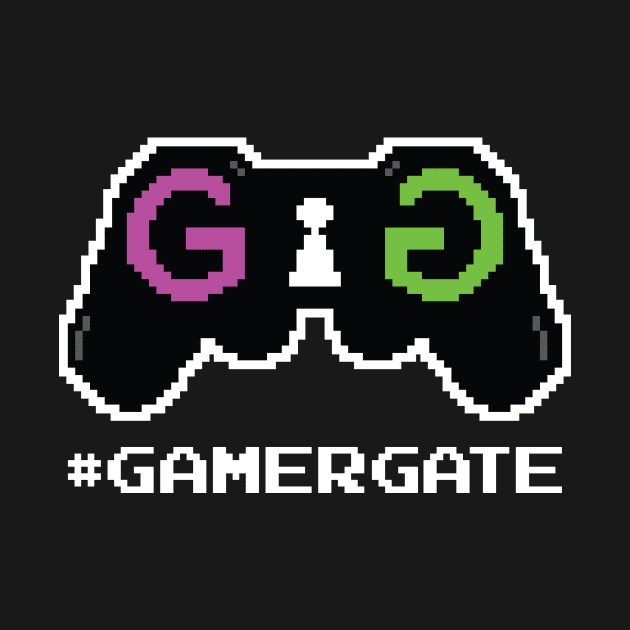 #GamerGate 8 Bit Controller Logo by UnluckyDevil