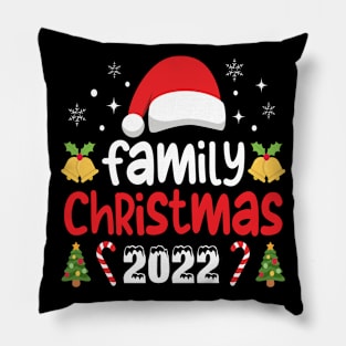 Family Christmas 2022 Matching Squad Pillow