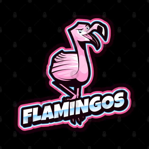 Flamingos Logo with No Background by Flamingos Hockey