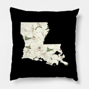 Louisiana in Flowers Pillow