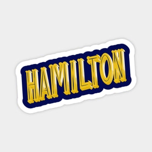 Hamilton Title Magnet