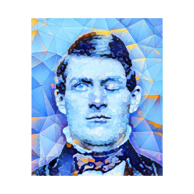 Phineas Gage Portrait | Phineas Gage Artwork | Phineas Gage Painting 14 by JustLit