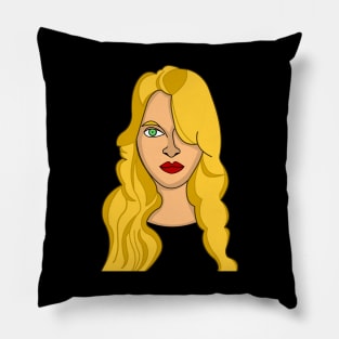 BLONDE DOLL Pillow