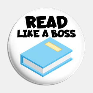 Bookworm read like a boss Pin