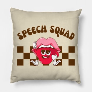 Speech Squad, Speech Therapy Pathologist, SLP Pillow