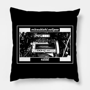 MITSUBISHI ECLIPSE D20 ENGINE (Black Version) Pillow