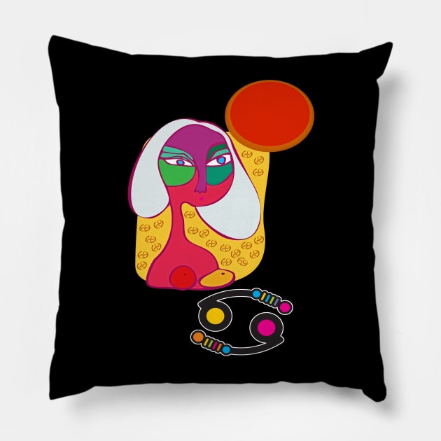 Cancer Zodiac Sign Pillow by ZodiacSigns