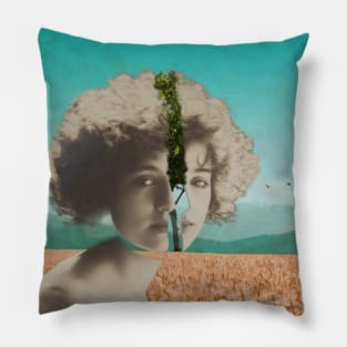 Green brain Pillow