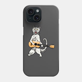 Cat ukulele Phone Case