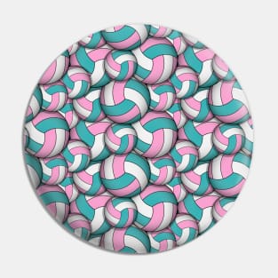 Volleyball Pattern Pin