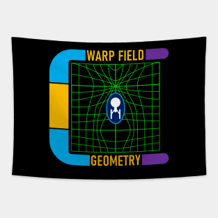 LCARS Warp Field Geometry Tapestry