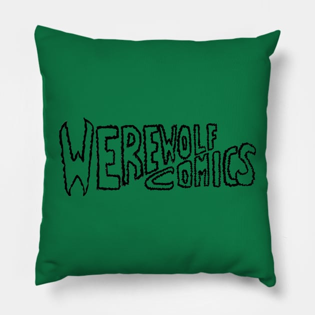 Werewolf Comics Pillow by MinnesotaNiceDesigns