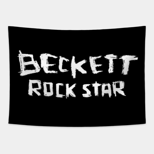 Samuel Beckett, Writer, Rock Star: Beckett Tapestry by badlydrawnbabe