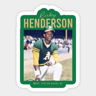 Rickey Henderson: Oakland's Man of Steal from TeePublic