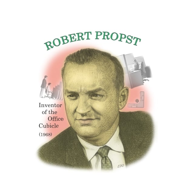 Robert Propst, Inventor of the Office Cubicle by eedeeo